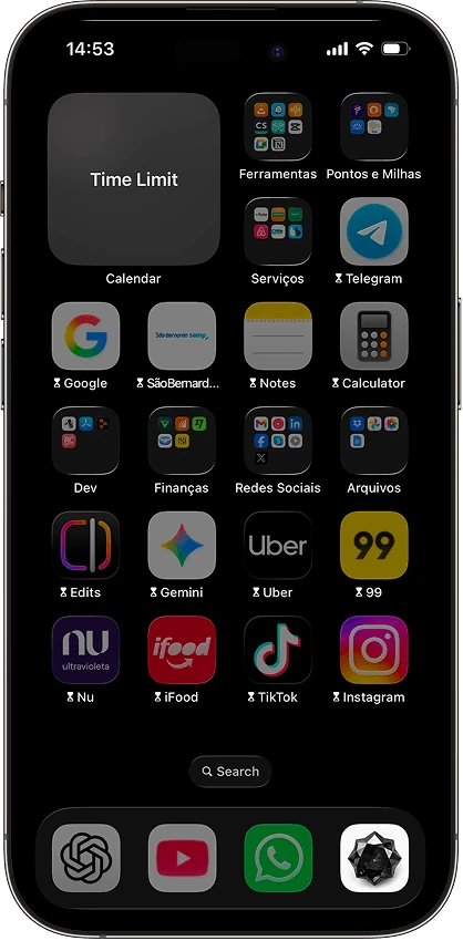 Apps bloqueados