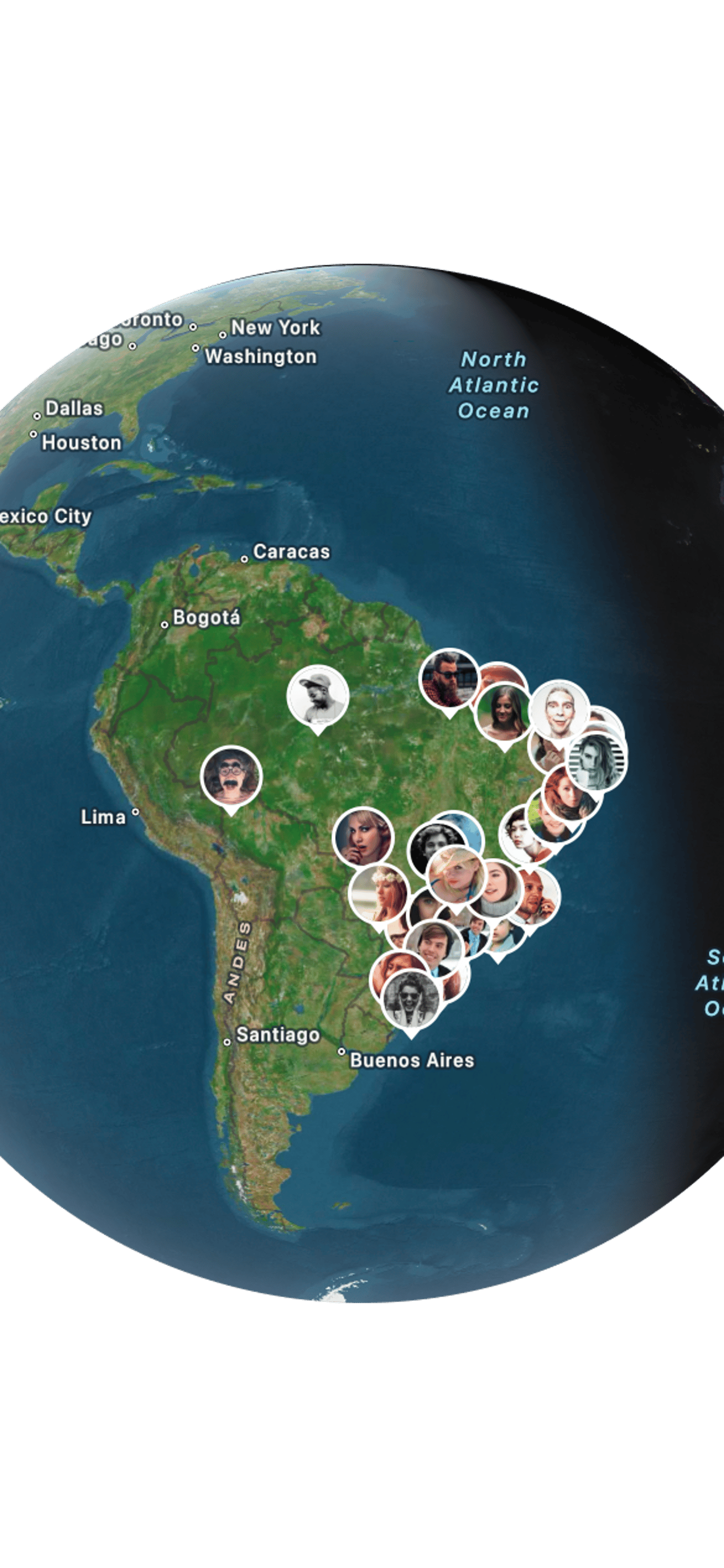 Remanescente App - Mapa de Conexões